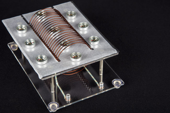 Field inside an open circular coil